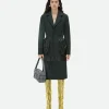 Bottega Veneta Cotton Twill Jacket With Leather Pockets>Women Jackets