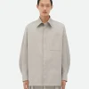 Bottega Veneta Cotton Twill Overshirt> Shirts