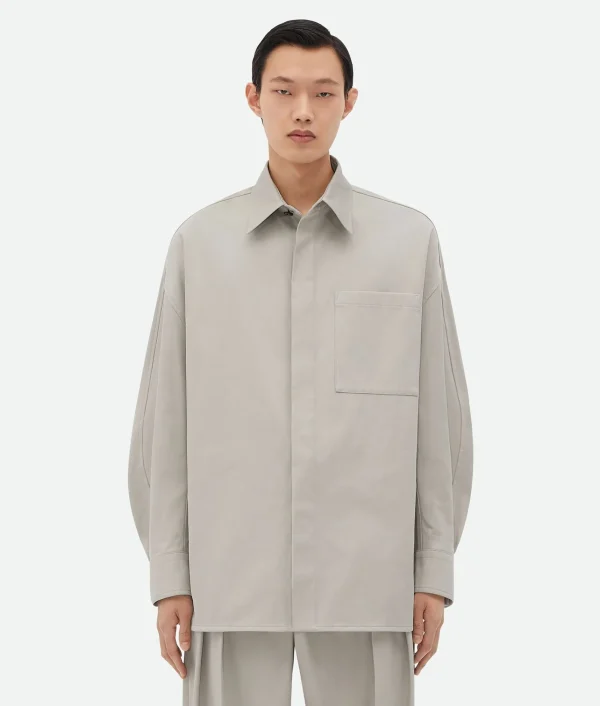 Bottega Veneta Cotton Twill Overshirt> Shirts