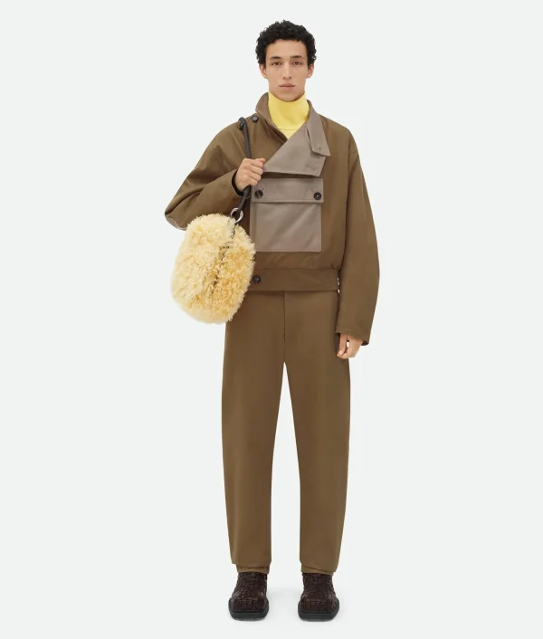 Bottega Veneta Cotton Twill Tapered Trousers> Trousers And Shorts
