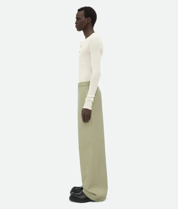Bottega Veneta Cotton Twill Trousers> Trousers And Shorts