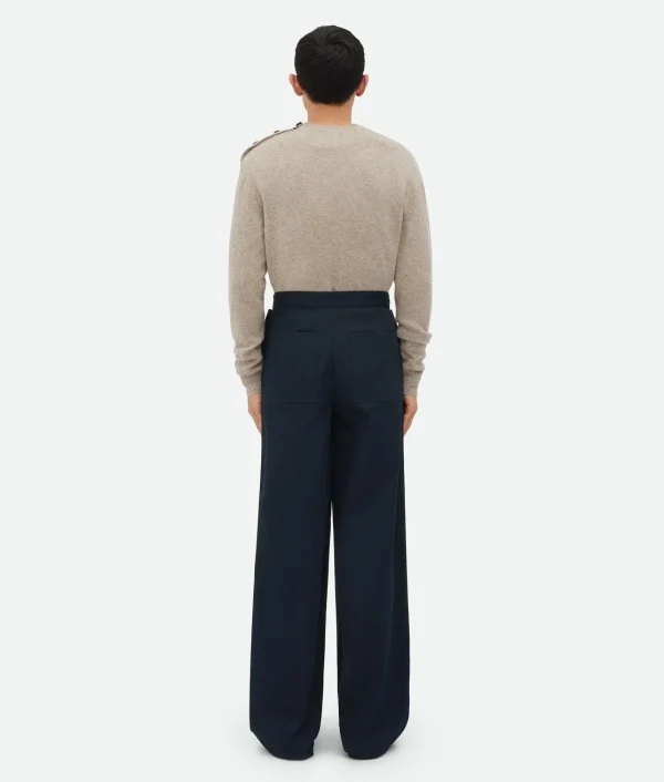 Bottega Veneta Cotton Twill Trousers> Trousers And Shorts