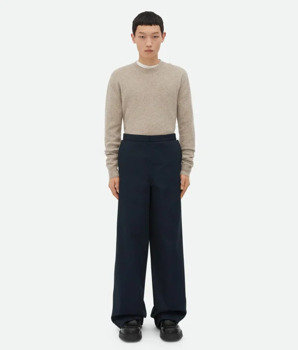 Bottega Veneta Cotton Twill Trousers> Trousers And Shorts