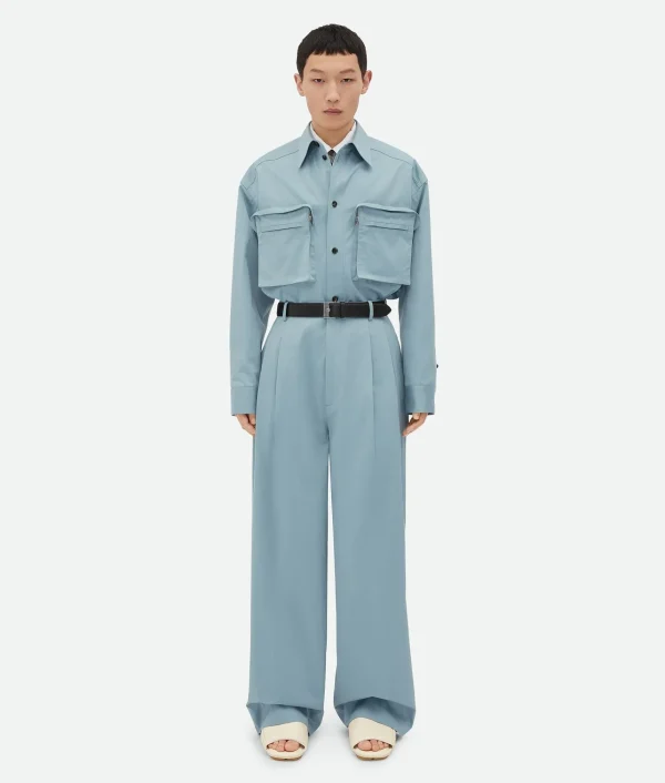 Bottega Veneta Cotton Twill Trousers> Trousers And Shorts