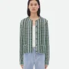 Bottega Veneta Cotton Viscose Check Jacket>Women Jackets