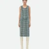 Bottega Veneta Cotton Viscose Check Top>Women Tops And T-Shirts