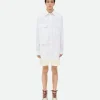 Bottega Veneta Crisp Cotton Silk Double Layer Shirt> Shirts