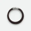 Bottega Veneta Curl Leather Bracelet> Bracelets