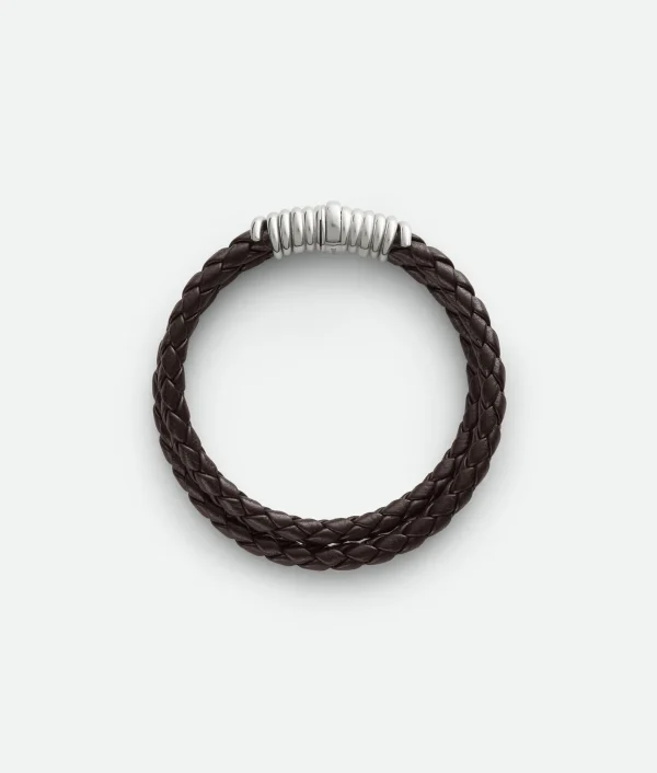 Bottega Veneta Curl Leather Bracelet> Bracelets