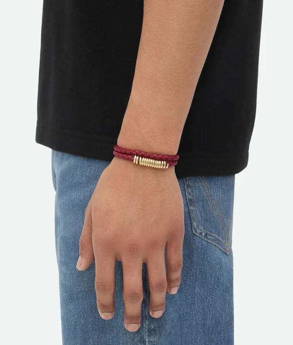 Bottega Veneta Curl Leather Bracelet> Bracelets