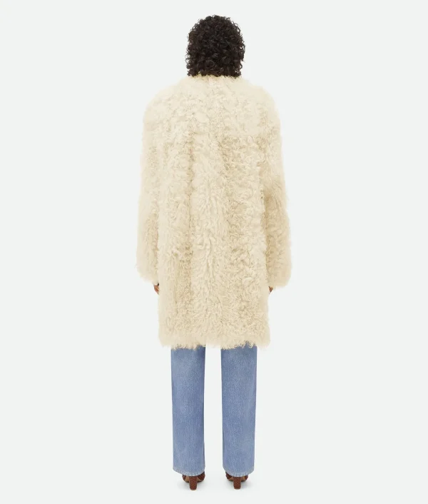 Bottega Veneta Curly Shearling Coat>Women Coats
