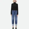 Bottega Veneta Curved Shape Denim>Women Trousers And Shorts | Denim