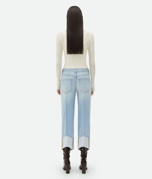 Bottega Veneta Curved Shape ed Denim>Women Denim