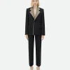 Bottega Veneta Curved Sleeves Wool Jacket With Contrasting Collar>Women Jackets