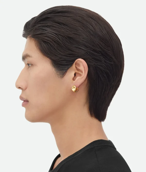 Bottega Veneta Detail Hoop Earrings> Earrings