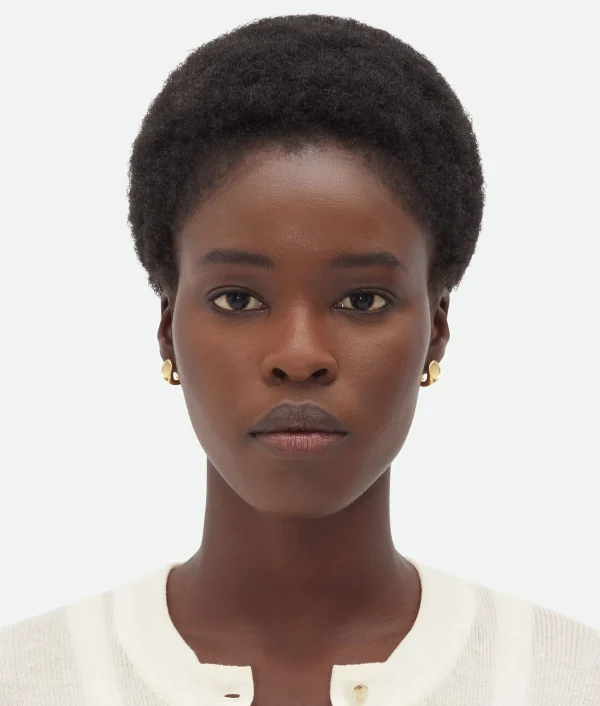 Bottega Veneta Detail Hoop Earrings> Earrings