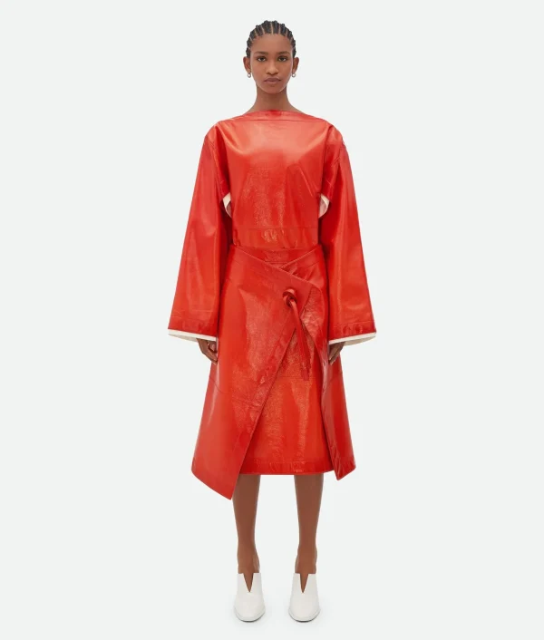Bottega Veneta Dégradé Effect Leather Top>Women Leather