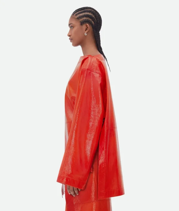 Bottega Veneta Dégradé Effect Leather Top>Women Leather