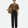 Bottega Veneta Double Layer Cotton And Silk Shirt> Shirts