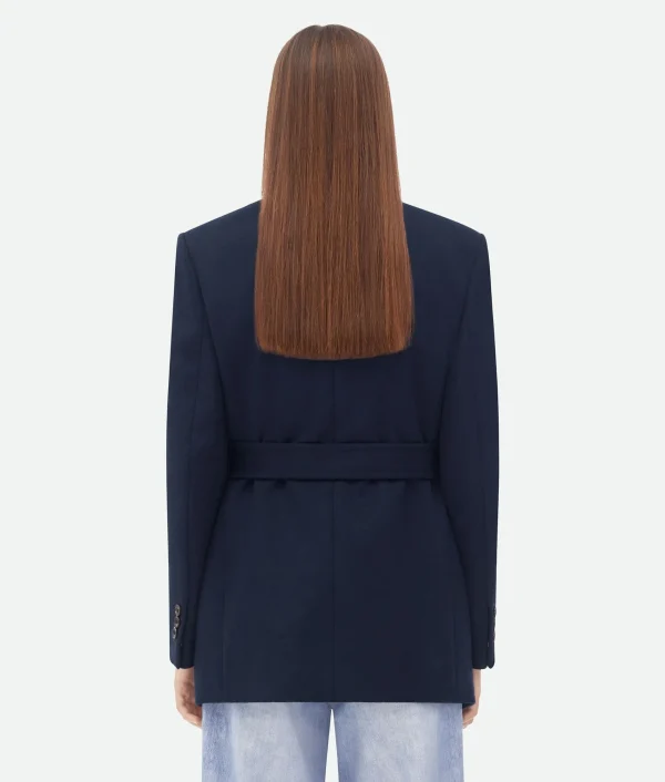 Bottega Veneta Double Wool Cashmere Belted Jacket>Women Jackets