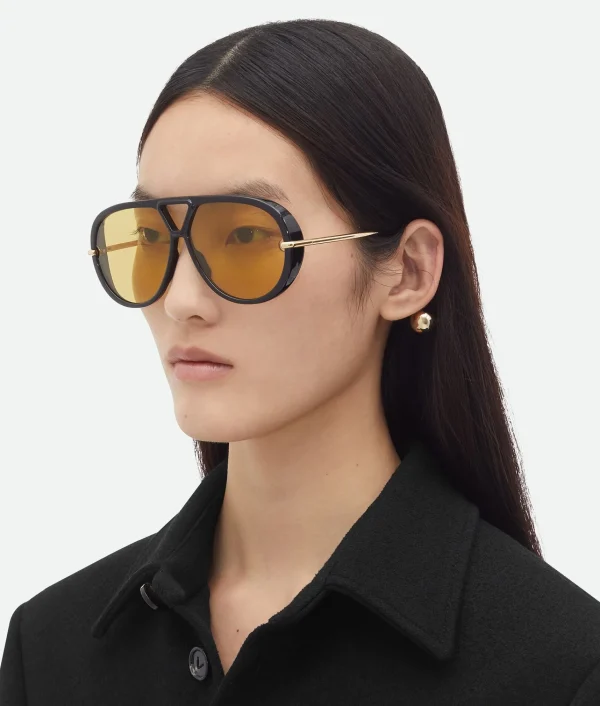 Bottega Veneta Drop Aviator Sunglasses>Women Sunglasses | Sunglasses