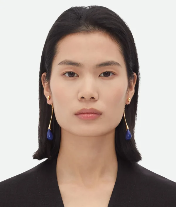 Bottega Veneta Drop Earrings With Stone>Women Earrings