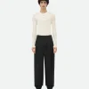 Bottega Veneta Dry Mouline Wool Trousers> Trousers And Shorts