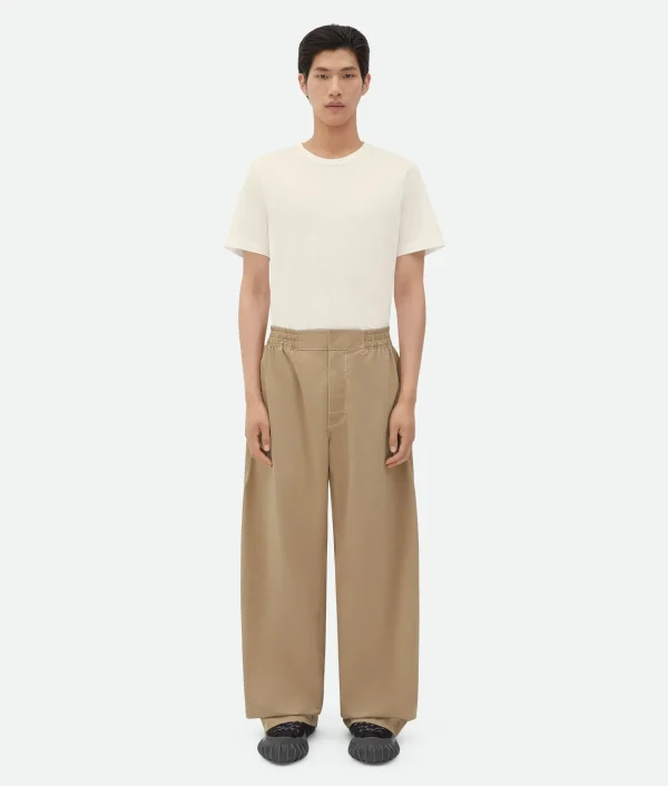 Bottega Veneta Elasticated Tech Nylon Trousers> Trousers And Shorts