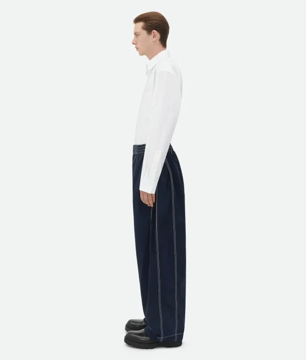 Bottega Veneta Elasticated Tech Nylon Trousers> Trousers And Shorts
