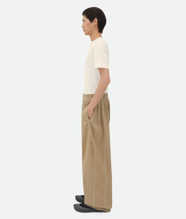 Bottega Veneta Elasticated Tech Nylon Trousers> Trousers And Shorts