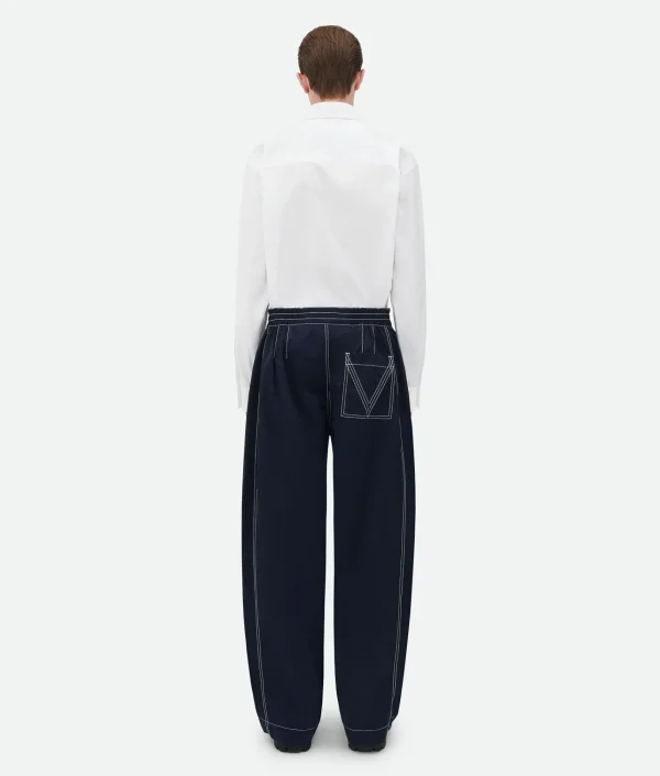 Bottega Veneta Elasticated Tech Nylon Trousers> Trousers And Shorts