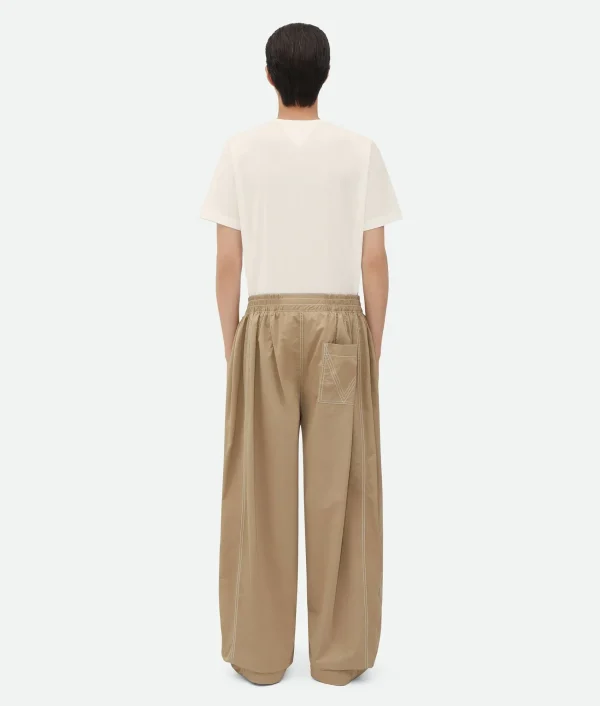 Bottega Veneta Elasticated Tech Nylon Trousers> Trousers And Shorts