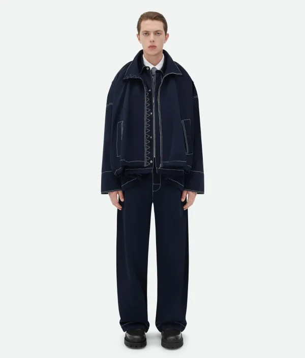 Bottega Veneta Elasticated Tech Nylon Trousers> Trousers And Shorts