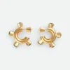 Bottega Veneta Ellipse Ceramic Earrings>Women Earrings