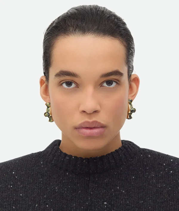 Bottega Veneta Ellipse Ceramic Earrings>Women Earrings