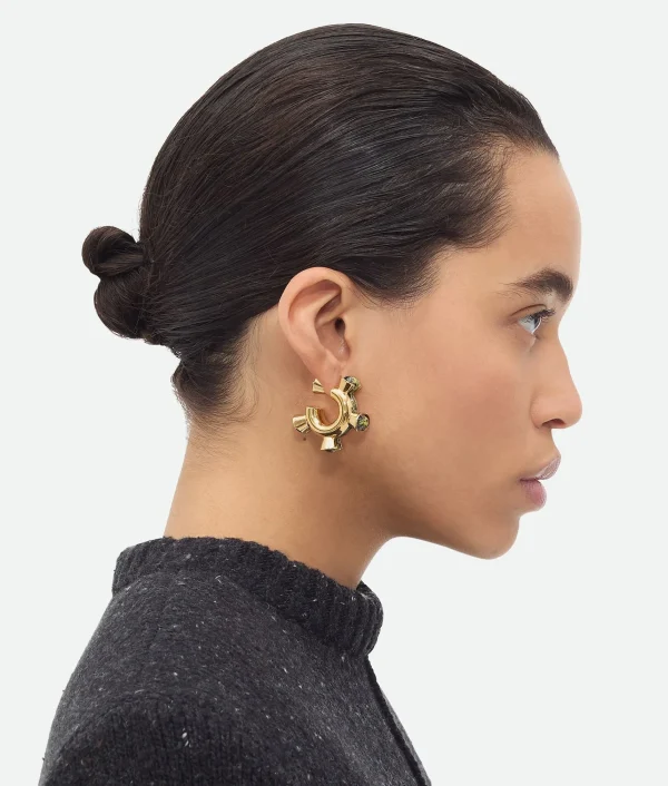 Bottega Veneta Ellipse Ceramic Earrings>Women Earrings