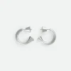 Bottega Veneta Ellipse Hoop Earrings>Women Earrings