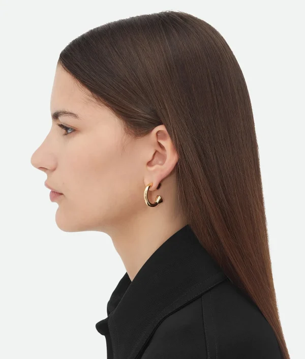 Bottega Veneta Ellipse Hoop Earrings>Women Earrings