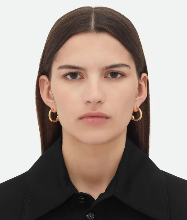 Bottega Veneta Ellipse Hoop Earrings>Women Earrings