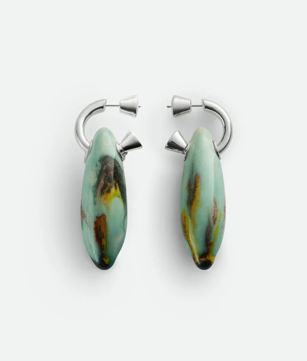 Bottega Veneta Ellipse Large Ceramic Earrings>Women Earrings