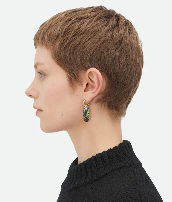 Bottega Veneta Ellipse Small Ceramic Earrings>Women Earrings