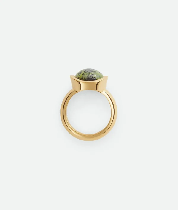Bottega Veneta Ellipse Small Ceramic Ring>Women Rings
