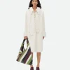 Bottega Veneta English Embroidery Leather Dress>Women Leather | Dresses