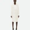 Bottega Veneta English Embroidery Linen Dress>Women Dresses