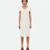 Bottega Veneta English Embroidery Viscose And Silk Dress>Women Dresses