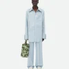 Bottega Veneta English Embroidery Viscose And Silk Shirt> Shirts
