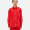 Bottega Veneta Faded Color Washed Denim Shirt> Shirts