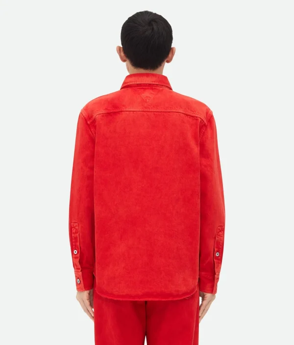 Bottega Veneta Faded Color Washed Denim Shirt> Shirts