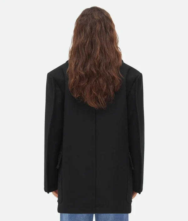 Bottega Veneta Felted Wool Coat>Women Coats