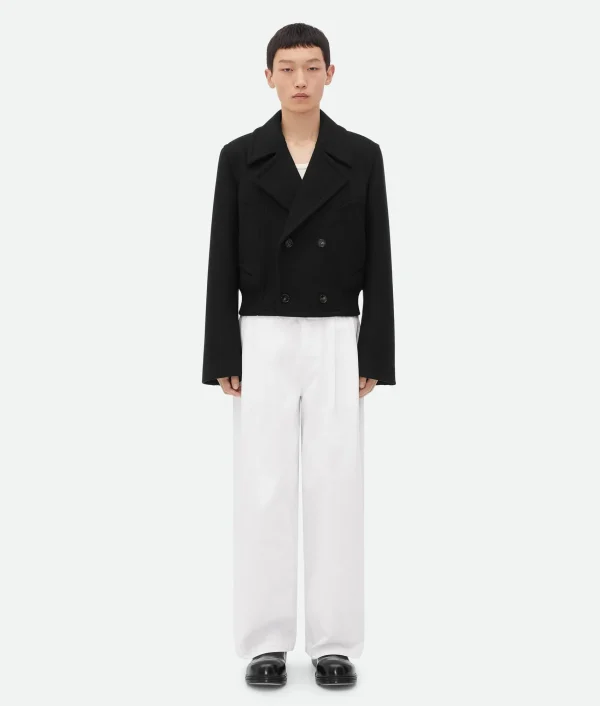 Bottega Veneta Felted Wool Short Blouson> Jackets
